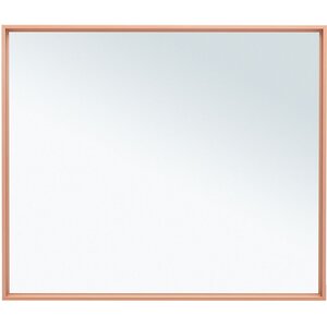 Изображение товара Зеркало Allen Brau Liberty 1.330016.60, 100 см, с LED-подсветкой, с сенсорным выключателем, медь браш