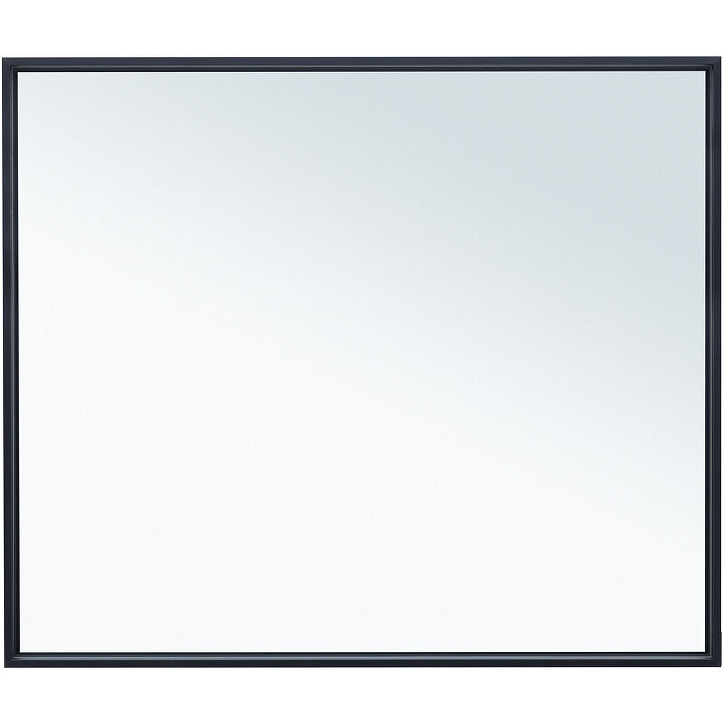 Изображение товара Зеркало Allen Brau Liberty 1.330016.BB, 100 см, с LED-подсветкой, с сенсорным выключателем, черный браш