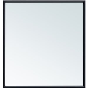 Изображение товара Зеркало Allen Brau Liberty 1.330014.BB, 80 см, с LED-подсветкой, с сенсорным выключателем, черный браш