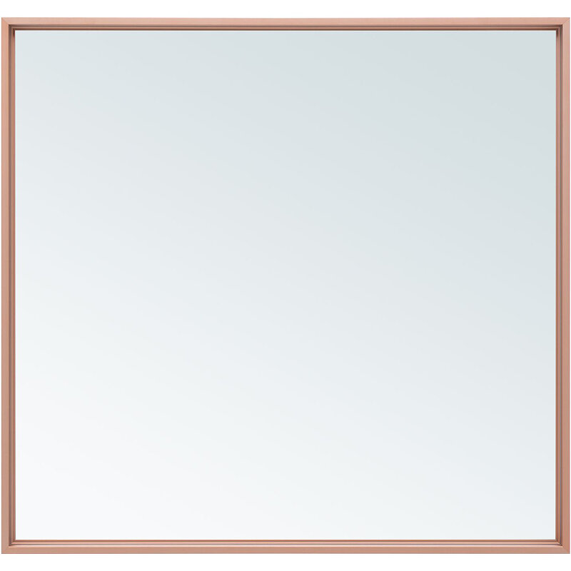 Изображение товара Зеркало с LED-подсветкой Allen Brau Liberty 90х85 см, сенсорное, медь