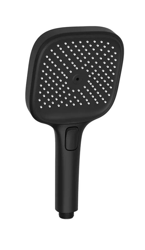 Изображение товара Душевая лейка Sancos Nok SC6002MB черная матовая 3 режима 125х125 мм
