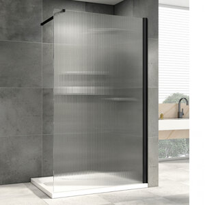 Изображение товара Душевая стенка Abber Immer Offen AG61091R8, 90 см, рифленое стекло