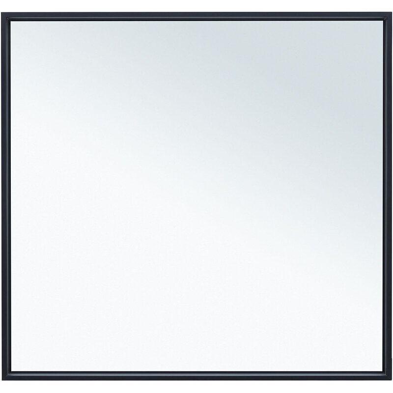 Изображение товара Зеркало для ванной Allen Brau Liberty с LED-подсветкой 90 см, черное