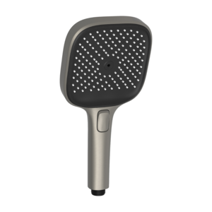 Изображение товара Душевая лейка Sancos Nok SC6002GG, 3 режима, цвет вороненая сталь, gunmetal/черный матовый
