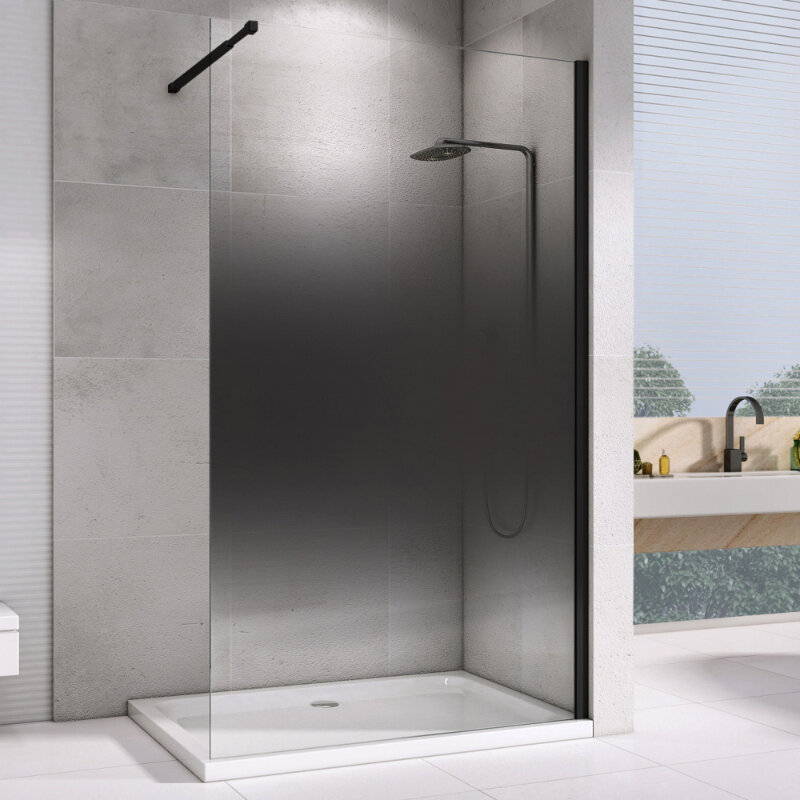 Изображение товара Душевая стенка Abber Immer Offen AG69123BS Walk-In 120 см тонированное стекло