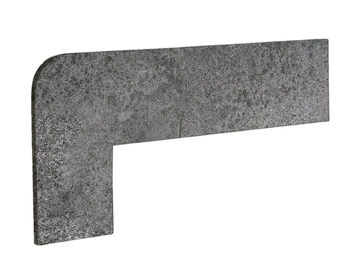 Изображение товара Бордюр керамогранитный Exagres Opera Zanquin Recto Iron серый 42.3x17.5 см