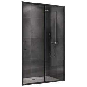 Изображение товара Душевая дверь Abber Schwarzer Diamant AG30110B5, 110 х 190 см, стекло прозрачное, профиль черный