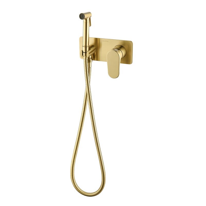 Изображение товара Гигиенический душ Boheme Spectre 457-MG со смесителем золото матовое Италия