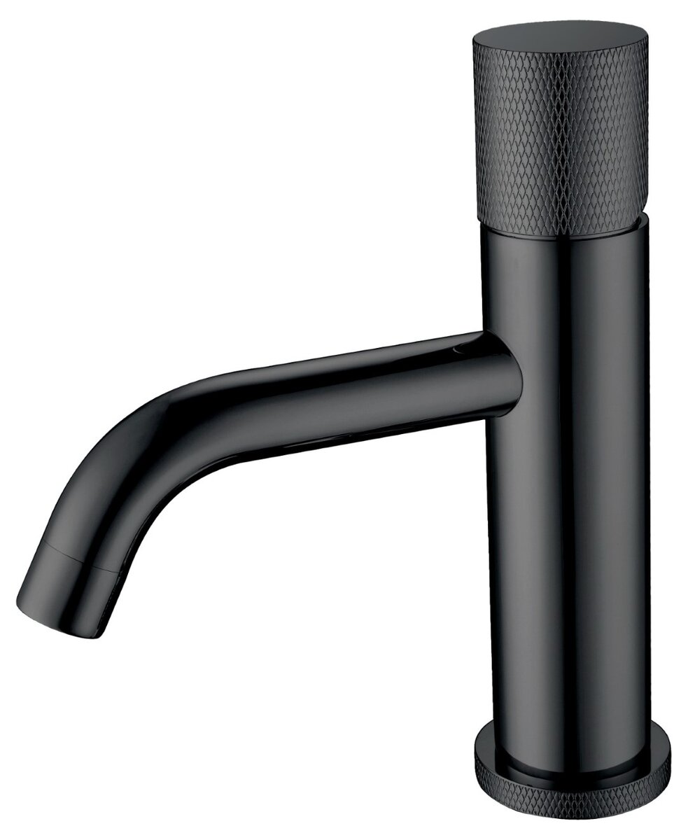 Изображение товара Смеситель для раковины Boheme Stick 121-BB.2, цвет черный матовый c ручкой Touch