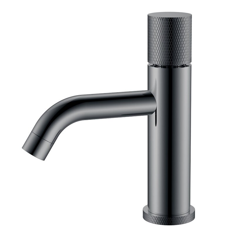 Изображение товара Смеситель для раковины Boheme Stick 121-SGM.2, цвет графит Shine Gun Metal c ручкой Touch