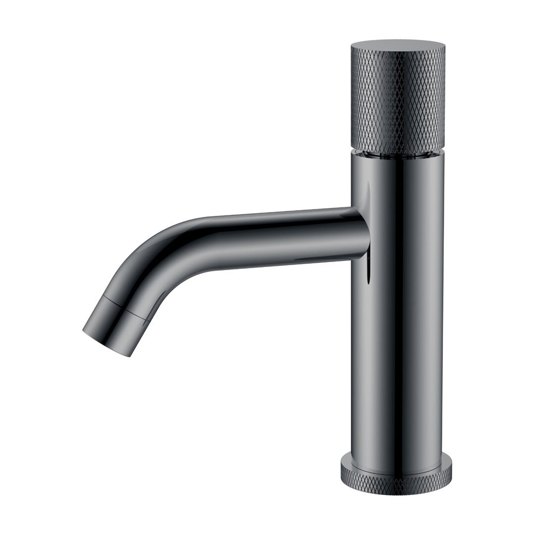 Изображение товара Смеситель для раковины Boheme Stick 121-SGM.2, цвет графит Shine Gun Metal c ручкой Touch