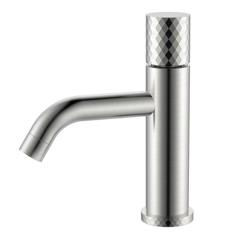 Изображение товара Смеситель для раковины Boheme Stick 121-NB с ручкой Diamond, никель