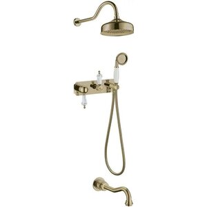 Изображение товара Душевая система Boheme Medici 308-SW бронза с кристаллом Swarovski Италия