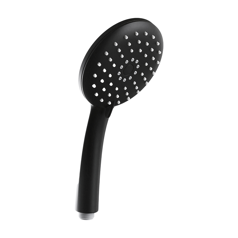 Изображение товара Душевая лейка Sancos Lotus SC6003MB 3 режима черный матовый 115 мм