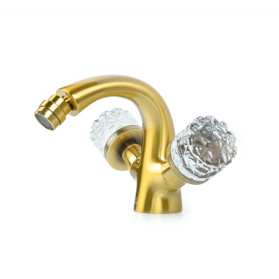 Изображение товара Смеситель Boheme Royal Crystal 316-CRST бронза с резьбой 1 отверстие Изображение товара Смеситель Boheme Royal Crystal 316-CRST бронза с резьбой 1 отверстие