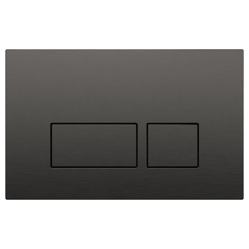 Изображение товара Клавиша смыва Boheme 664-GM механическая двухрежимная графит Gun Metal