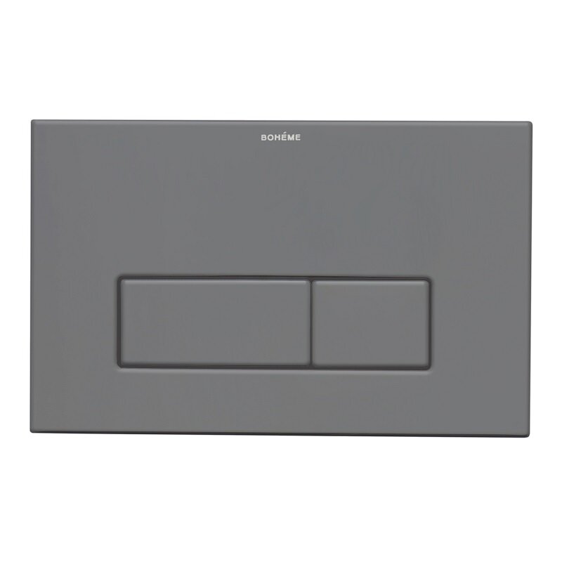 Изображение товара Клавиша смыва для унитаза Boheme 669-GM механическая графит Gun Metal