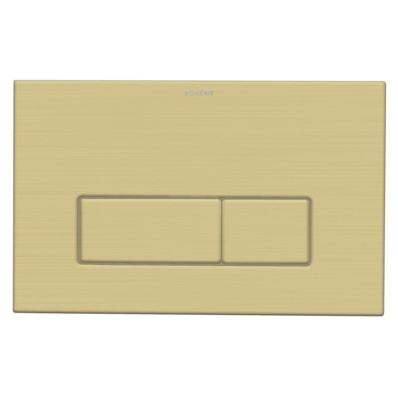 Изображение товара Клавиша смыва Boheme 669-MG механическая, золото матовое для унитаза