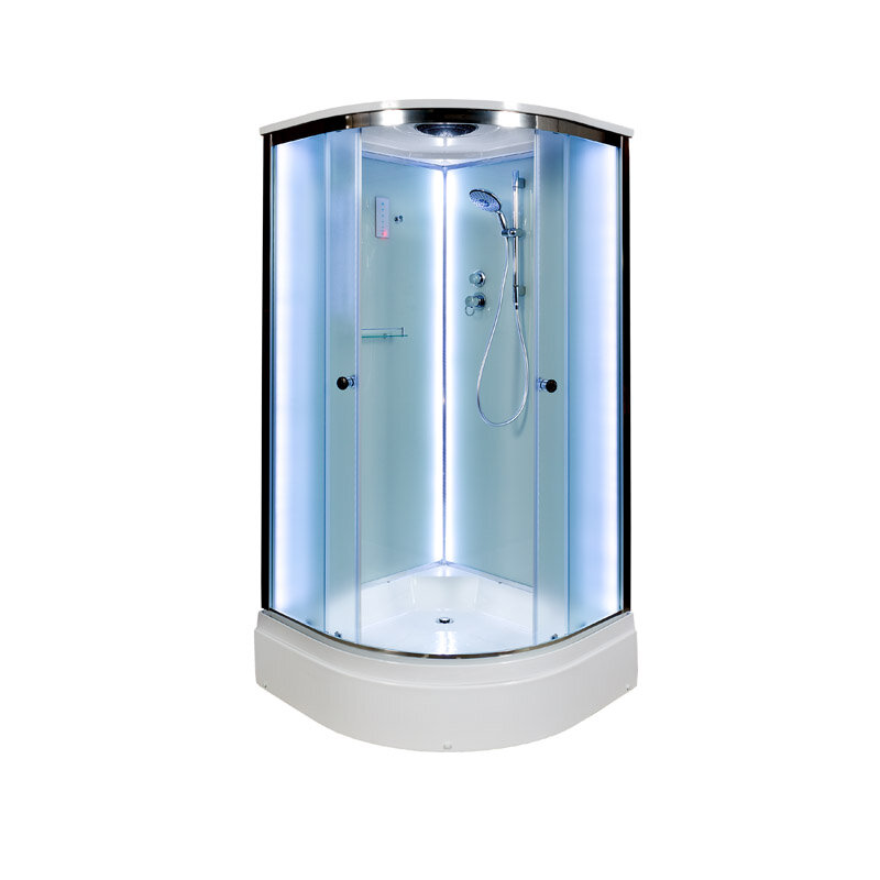 Изображение товара Душевая кабина AvaCan D311SLED 110x110 см с крышей и функциями высокого уровня