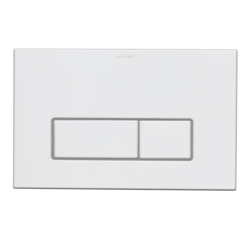 Изображение товара Клавиша смыва Boheme 669-MW механическая белый матовый для унитаза