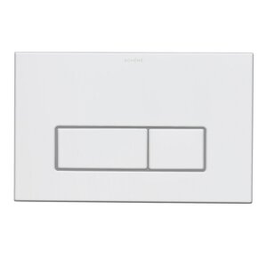 Изображение товара Клавиша смыва Boheme 669-MW механическая белый матовый для унитаза