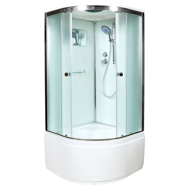 Изображение товара Душевая кабина AvaCan D511S 110x110 с крышей и высоким поддоном