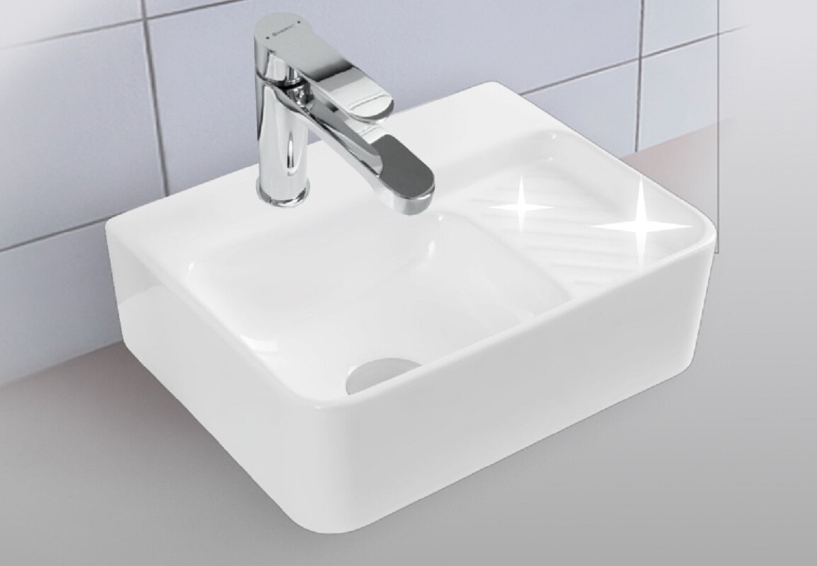 Изображение товара Раковина Aquanet Comfort-1, 40 см, фарфор, белая