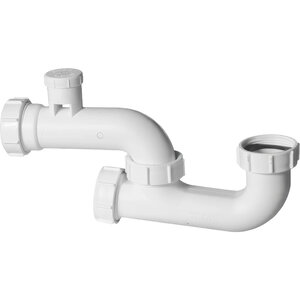 Изображение товара Сифон для ванны McAlpine MRB7-ANSV, цвет белый