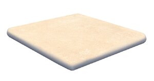 Изображение товара Керамогранит угловой для ступенек Exagres Stone Cartabon Cream 33x33 см бежевый