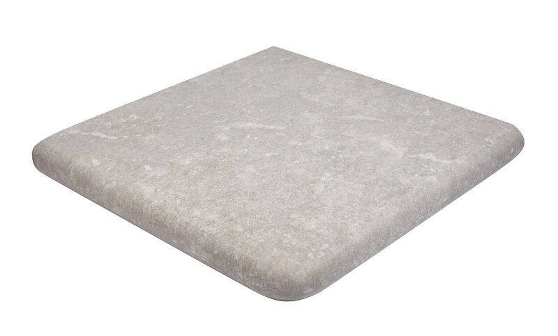 Изображение товара Керамогранит ступень угловая 33x33 см серый Exagres Cartabon Cream