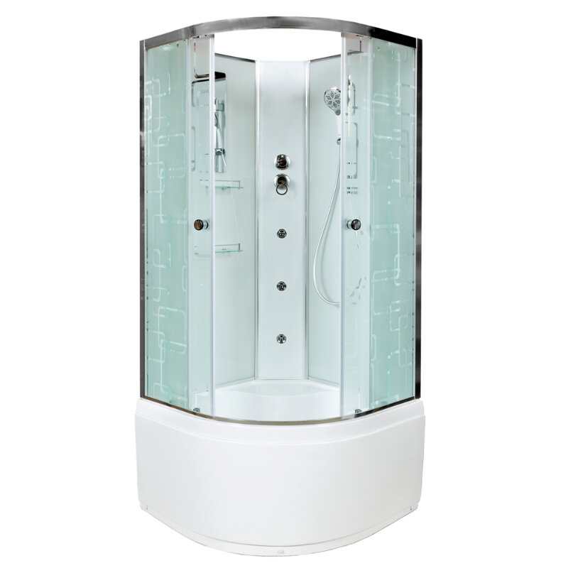 Изображение товара Душевая кабина AvaCan EM5011NGM с гидромассажем и высоким поддоном