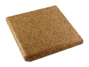 Изображение товара Ступень, керамогранит Gresan Natural Cartabon Florentino 0001585, 33х33 см, угловая, коричневый