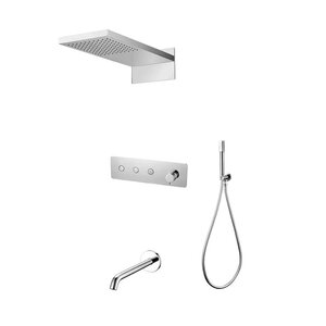 Изображение товара Душевая система Boheme Fusion 130-2-CR, с изливом, цвет хром