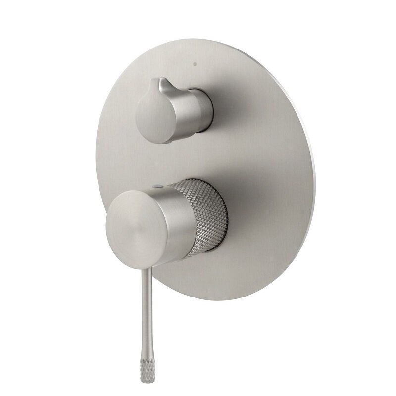 Изображение товара Смеситель для душа Allen Brau Priority 5.31C11-BN, на 2 потребителя, никель браш