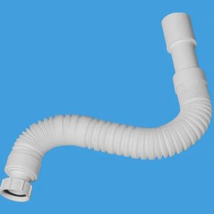 Изображение товара Гофрированная труба McAlpine MRMF115S, L 600-1500 мм, цвет белый