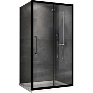 Изображение товара Душевой уголок Abber Schwarzer Diamant AG30120BH-S50B, 120 х 50 см, стекло прозрачное, профиль черный