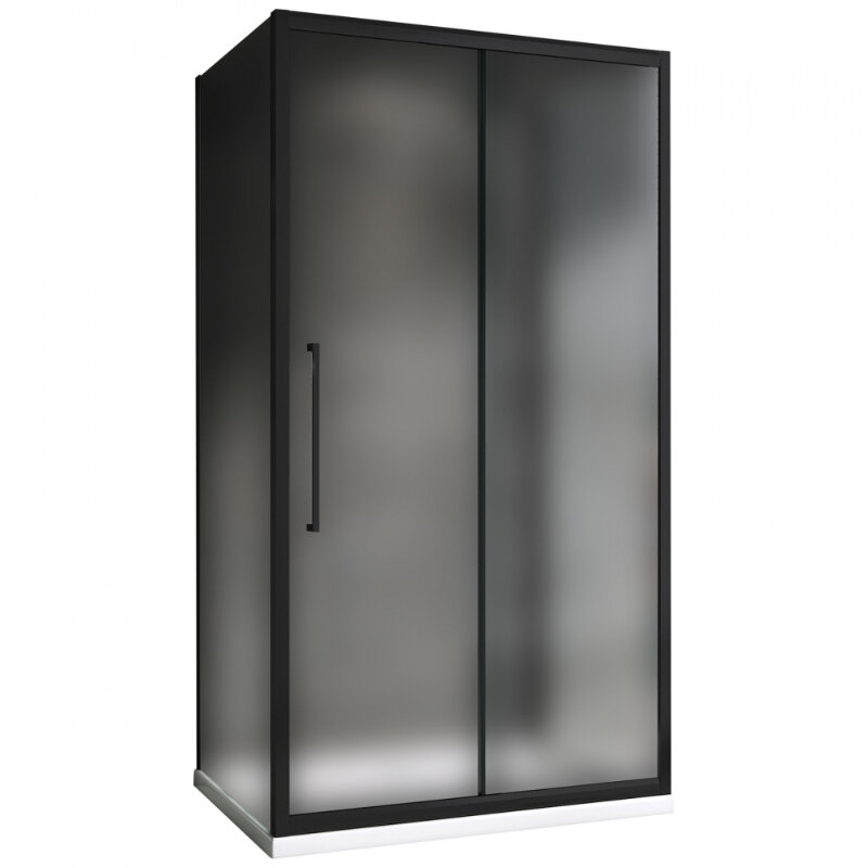 Изображение товара Душевой уголок Abber Schwarzer Diamant AG30120BMH-S90BM-S90BM 120x90 см матовое стекло Изображение товара Душевой уголок Abber Schwarzer Diamant AG30120BMH-S90BM-S90BM 120x90 см матовое стекло