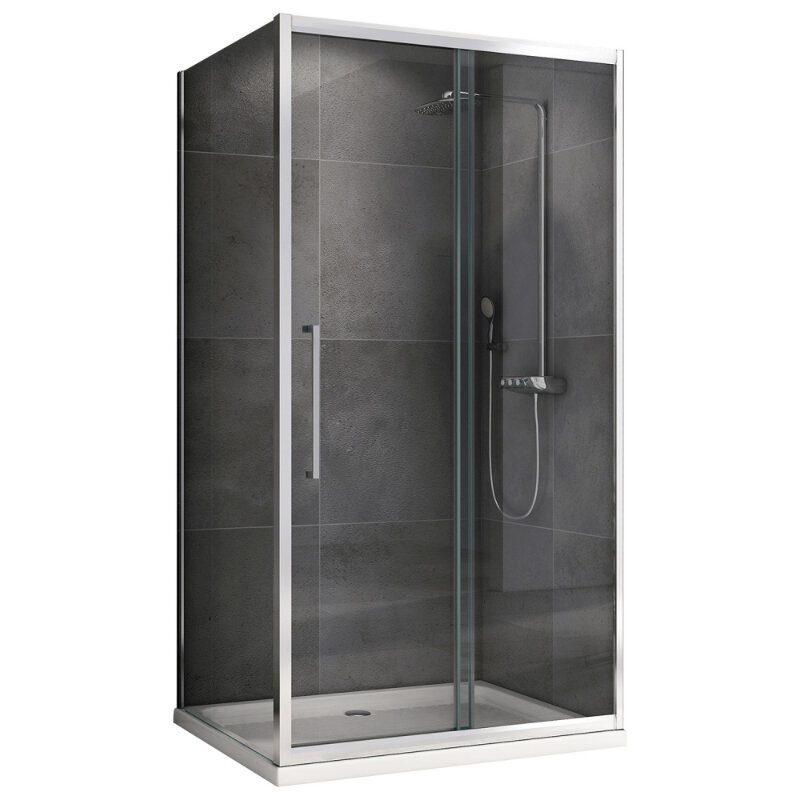 Изображение товара Душевой уголок Abber Schwarzer Diamant AG30130H-S60 130x60 стекло хром