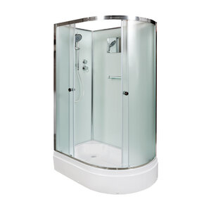 Изображение товара Душевая кабина AvaCan D312L/D312R, 120 x 90 см, средний поддон, без крыши, стекло матовое, профиль хром, левая/правая, 88016 Изображение товара Душевая кабина AvaCan D312L/D312R, 120 x 90 см, средний поддон, без крыши, стекло матовое, профиль хром, левая/правая, 88016