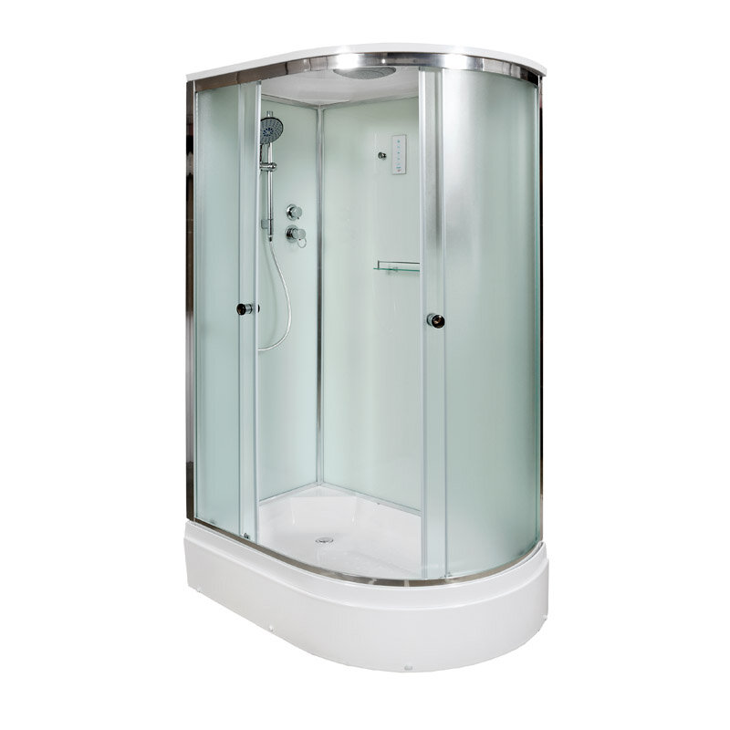 Изображение товара Душевая кабина AvaCan D312SLEL/D312SREL, 120 x 90 см, с крышей, средний поддон, стекло матовое, профиль хром, левая/правая, 88123 Изображение товара Душевая кабина AvaCan D312SLEL/D312SREL, 120 x 90 см, с крышей, средний поддон, стекло матовое, профиль хром, левая/правая, 88123