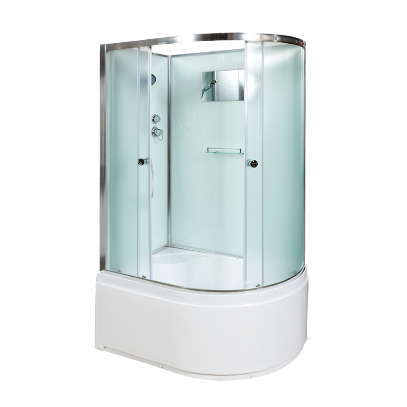 Изображение товара Душевая кабина AvaCan D512L/D512R 120x90 см высокий поддон матовое стекло хром профиль