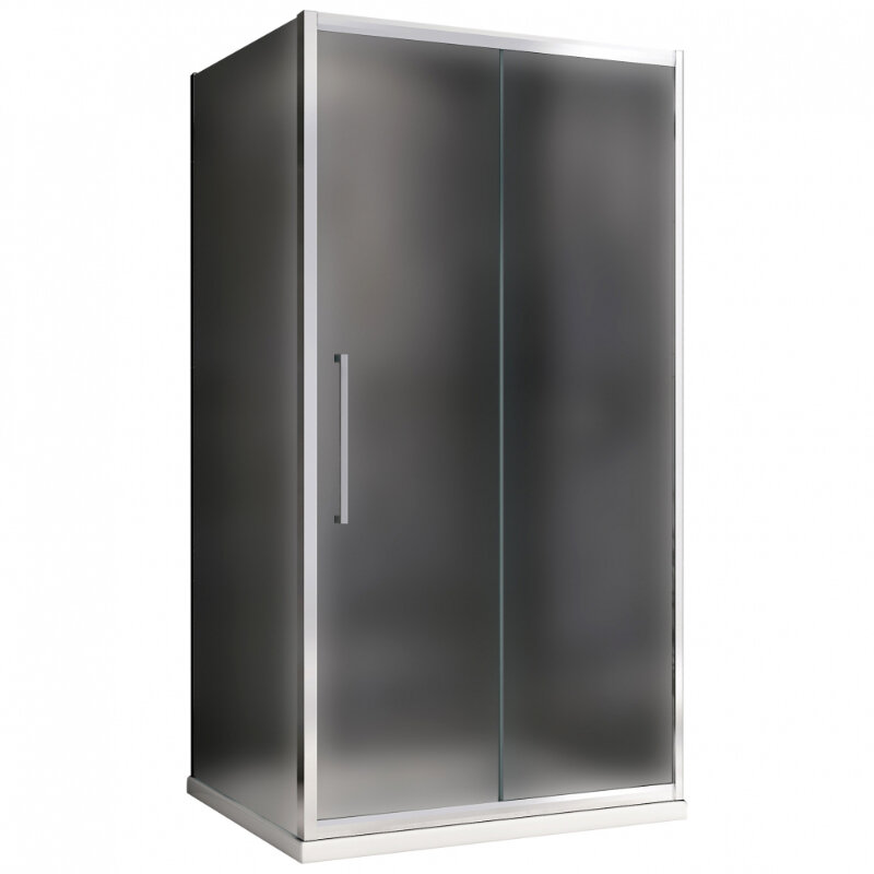 Изображение товара Душевой уголок Abber Schwarzer Diamant AG30140MH-S60M 140х60 см матовое стекло хром