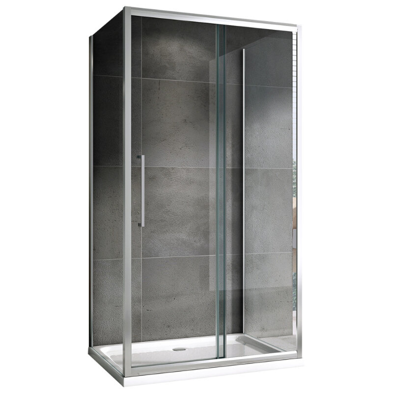 Изображение товара Душевой уголок Abber Schwarzer Diamant AG30140H-S60-S60 140x60 см, прозрачное стекло