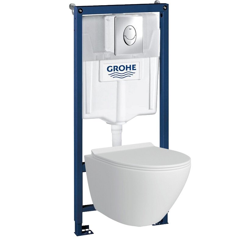 Изображение товара Инсталляция Grohe Rapid SL GH 39188001 современное решение для подвесного унитаза