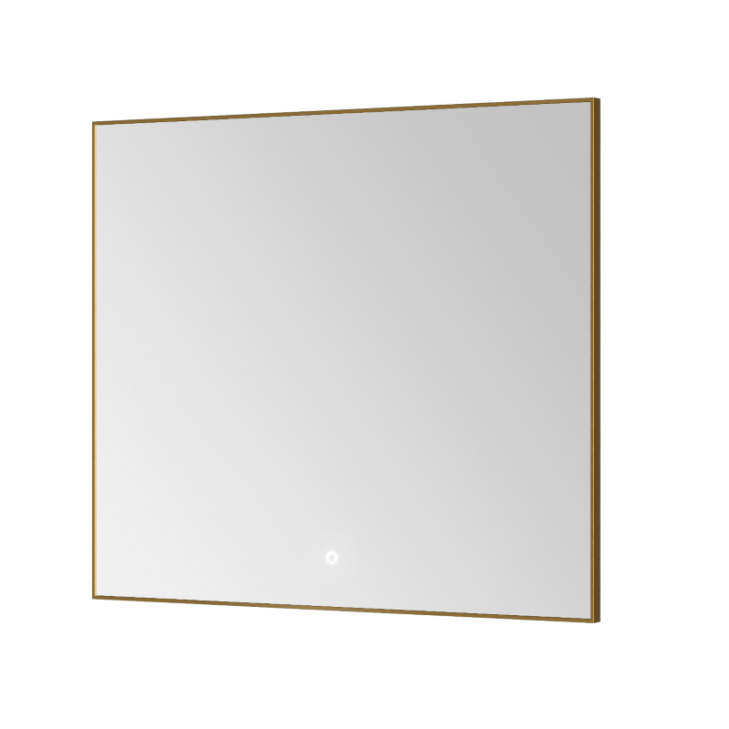 Изображение товара Зеркало Boheme 80 см с подсветкой и сенсорным выключателем в золоте матовом