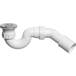 Изображение товара Сифон для ванны McAlpine MRS1 белый гидрозатвор 5 см