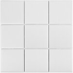 Мозаика Starmosaic Homework 97x97 White Matt С0005249, 30 x 30 см, MH33900, белый  - фото 1