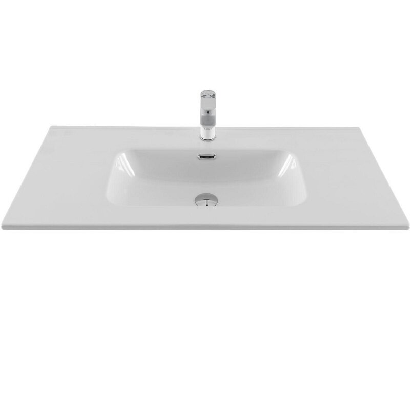 Изображение товара Раковина Allen Brau Glority 1.35009.20, 100 см, керамика, белая Изображение товара Раковина Allen Brau Glority 1.35009.20, 100 см, керамика, белая