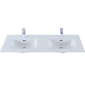 Изображение товара Раковина Allen Brau Glority 1.35011.20, 120 см, керамика, белая