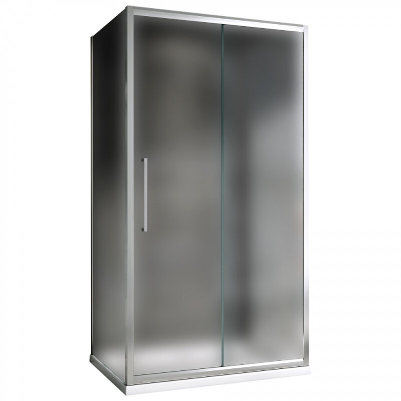 Изображение товара Душевой уголок Abber Schwarzer Diamant AG30160MH-S50M-S50M 160x50 см матовое стекло хром Германия